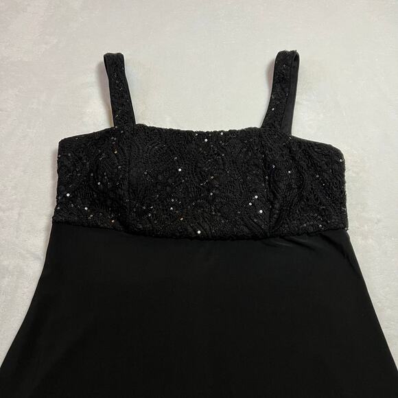 R&M Richards Sleeveless Sequin Bodice Maxi Formal Dress Size 6 Party HoCo Prom - Picture 3 of 8